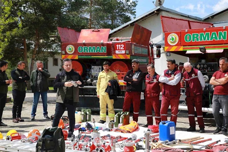 Erzurum’da yangın söndürme timleri hazır
