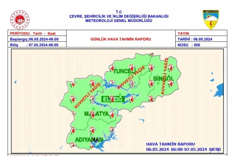 Meteoroloji, sel ve su baskınlarına karşı uyardı
