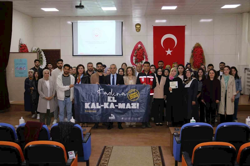 Öğretmen adaylarına ‘kadına yönelik şiddetle mücadele’ semineri verildi
