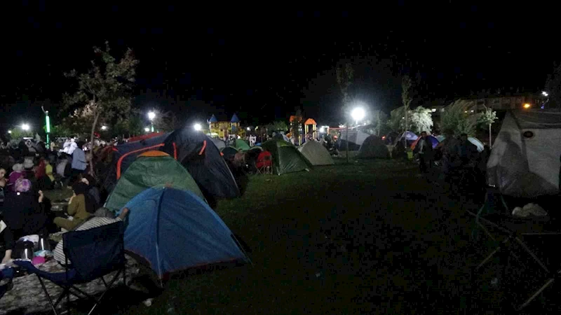 Bingöl’de vatandaşlar Filistin için çadırlarda nöbet tutacak
