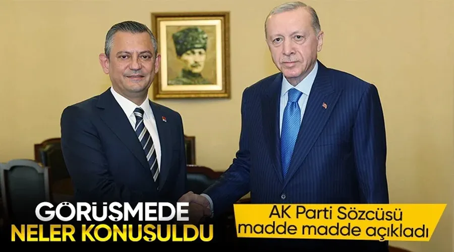 AK Parti Sözcüsü Ömer Çelik, kritik görüşmede konuşulan başlıkları açıkladı