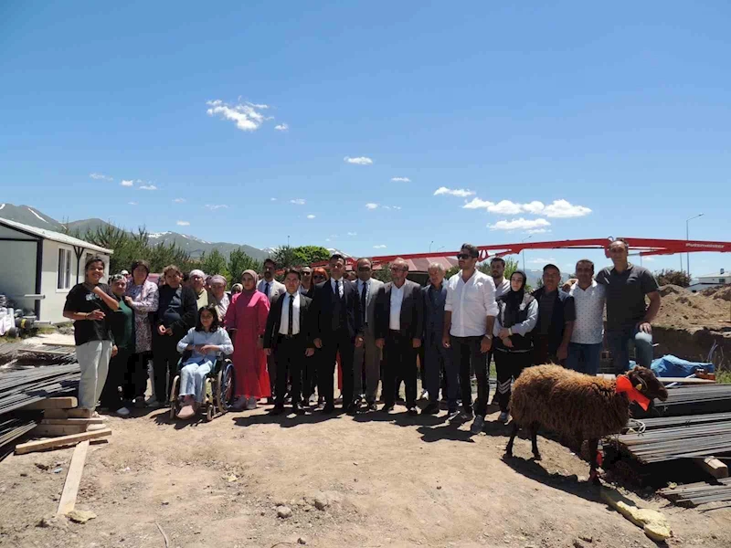 Erzurum engelsiz yaşam merkezi gündüzlü bakım ünitesi projesinin temeli atıldı
