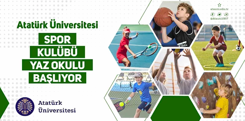 Atatürk Üniversitesi Spor Kulübü yaz okulu başlıyor
