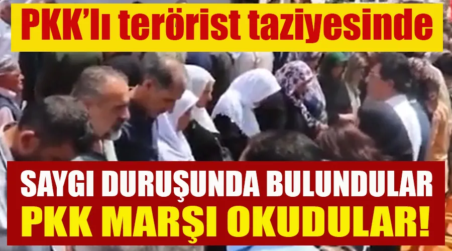 Van’da PKK’lı Terörist Taziyesinde Terör Örgütü PKK/HPG Marşı Okudular
