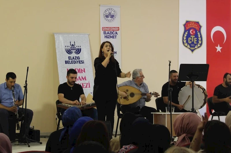 Elazığ Belediyesi, kadın hükümlüler için moral konseri düzenledi
