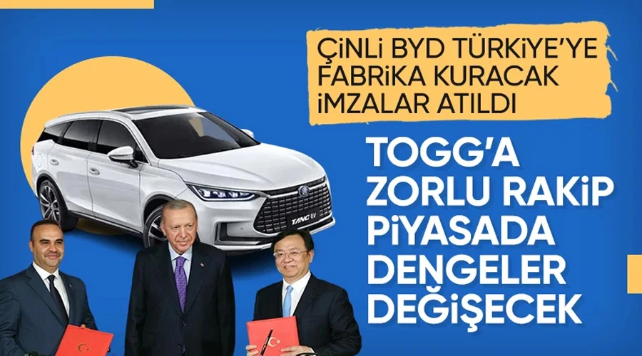 Çinli BYD ile ortak yatırım anlaşması imzalandı