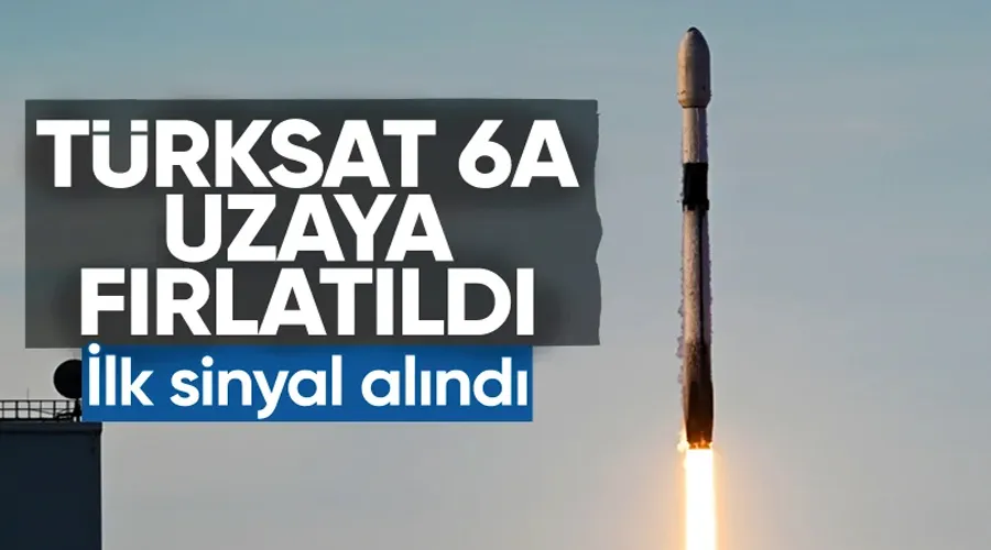 Yerli ve milli haberleşme uydusu Türksat 6A uzaya fırlatıldı