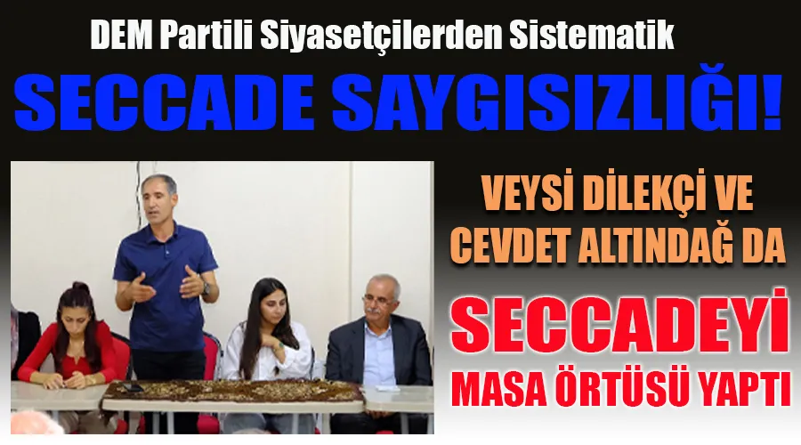 Seccadeyi Masa Örtüsüne Çeviren DEM