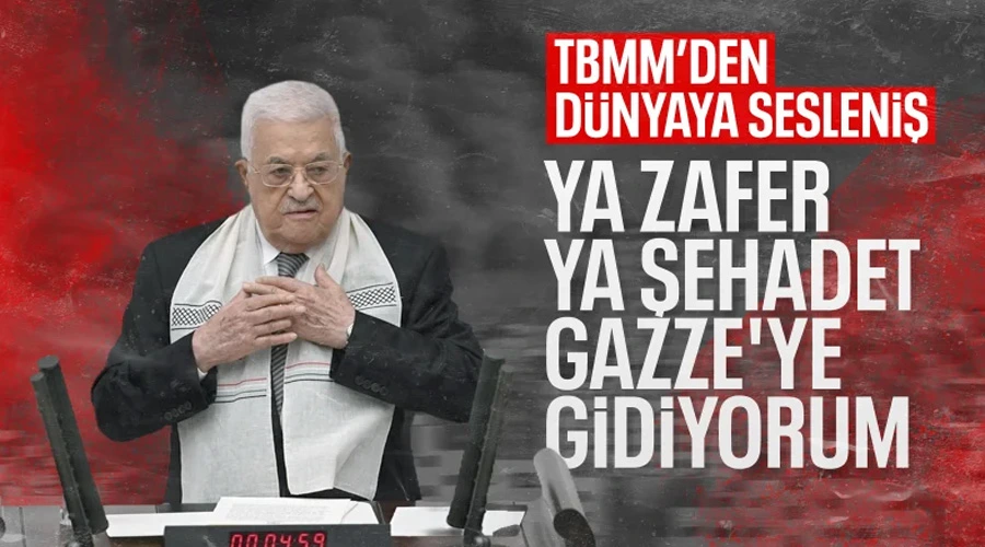 Filistin Devlet Başkanı Mahmud Abbas TBMM