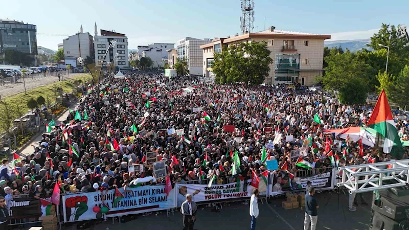Bingöl’de binlerce kişi Gazze ve Haniye için yürüdü
