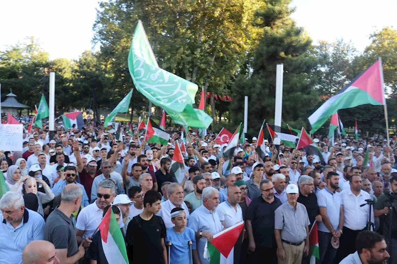 Malatya’da Filistin ve Haniye için yürüyüş
