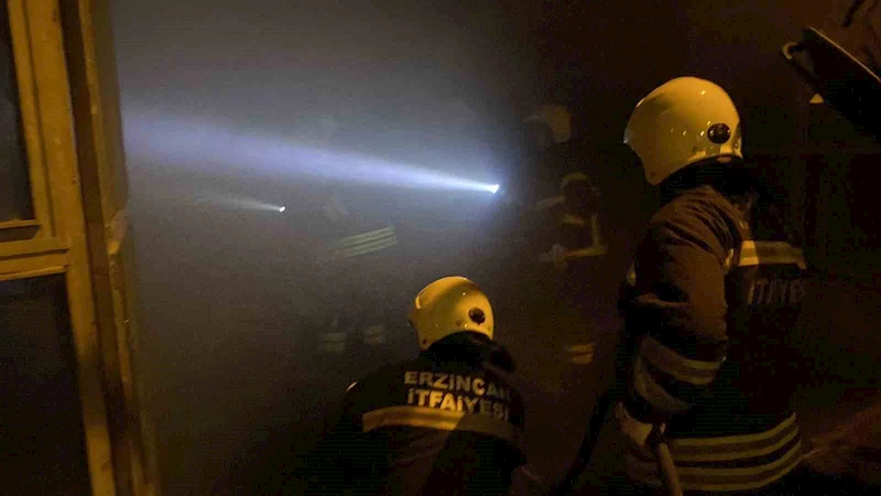 Sanayi Sitesinde işyerinde yangın
