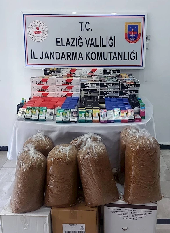 Jandarmadan kaçak sigara ve makaron  operasyonu
