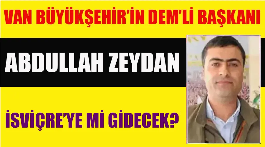 Abdullah Zeydan İsviçre