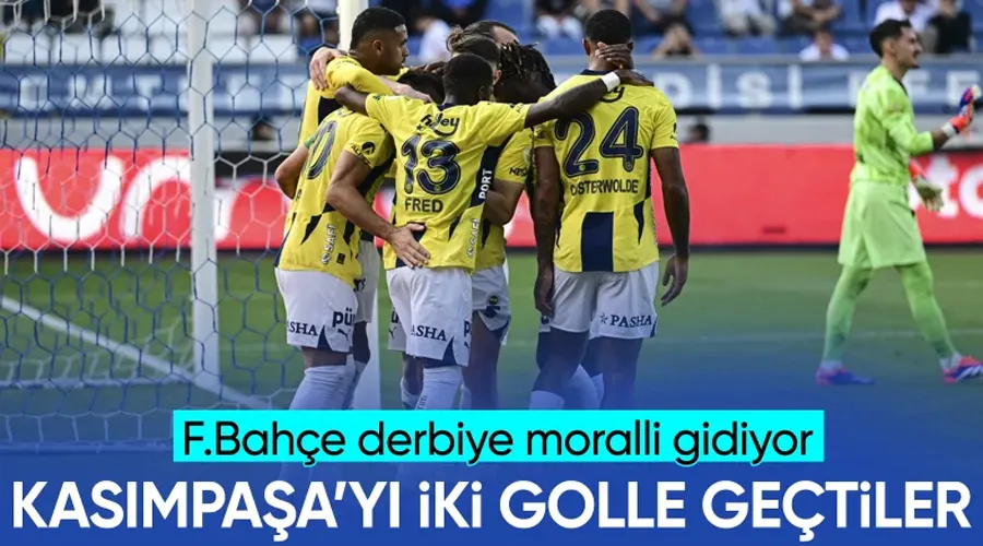 Fenerbahçe, Kasımpaşa deplasmanında üç puanı aldı