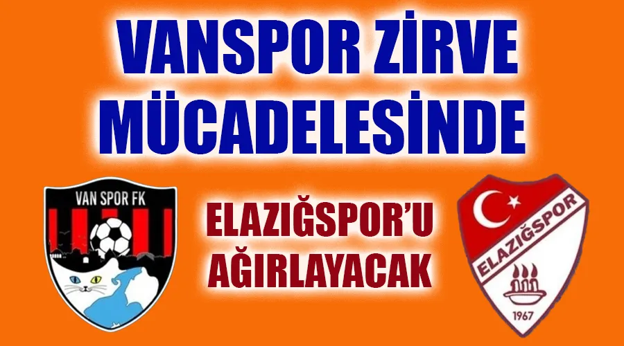 Vanspor Zirve Mücadelesinde Elazığspor