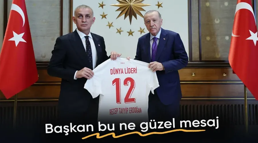 Erdoğan, Futbol Zirvesinde! TFF Başkanı ve Yönetimini Ağırladı, 