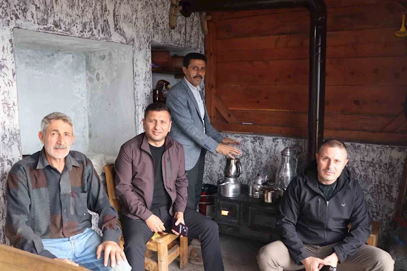 Erzurum’da sıcaklıklar düştü, sobalar kuruldu
