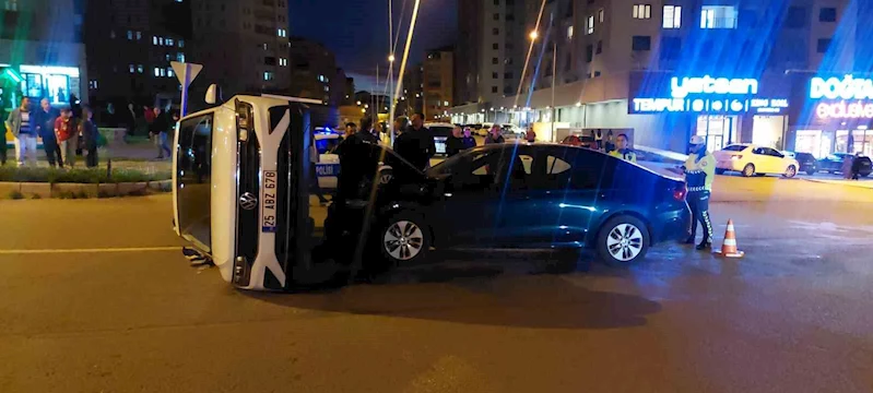 Erzurum’da trafik kazası: 6 yaralı
