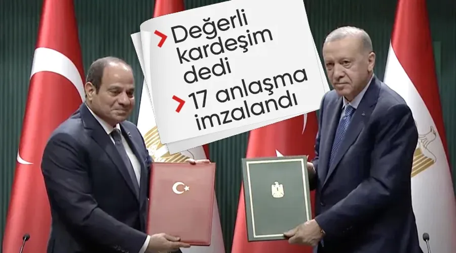 SON DAKİKA! Cumhurbaşkanı Erdoğan ve Mısırlı mevkidaşı Sisi