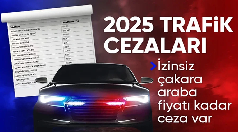 Yeni Yıl, Yeni Cezalar: 2025 Trafik Ceza Tarifesi Açıklandı!