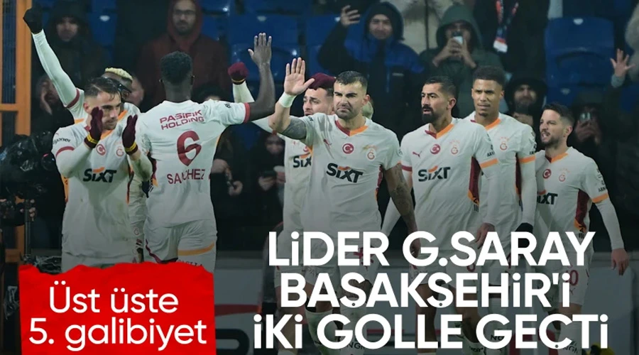 Lider Galatasaray, Başakşehir deplasmanında kazandı: Başakşehir - Galatasaray - CANLI SKOR