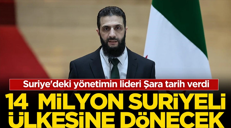 Ahmed Şara Açıkladı: 