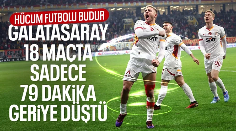 Galatasaray, Sadece 79 Dakika Yenik Durumda: Liderlikte İstikrarın Sırrı Revealed