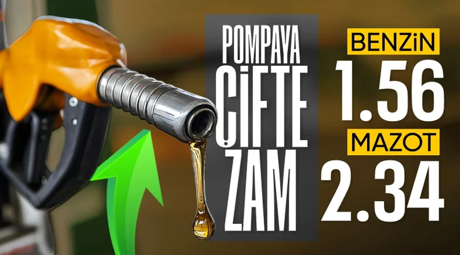 Motorine ve Benzine Büyük Zam! 16 Ocak