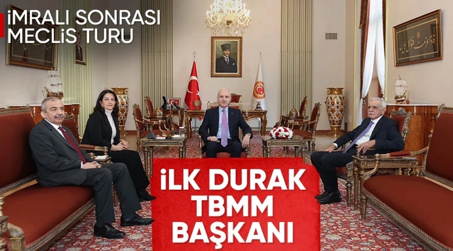 DEM Parti İmralı Ziyaretinden Sonra TBMM Başkanı Kurtulmuş İle Kritik Buluşma!