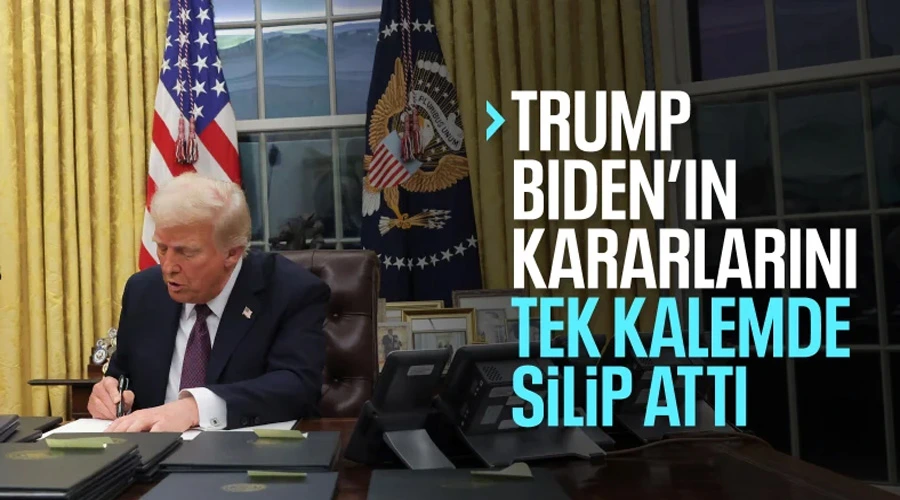 Trump Yönetimi, Biden Politikalarını Devre Dışı Bıraktı: Yeni Kararnameler İmzalandı