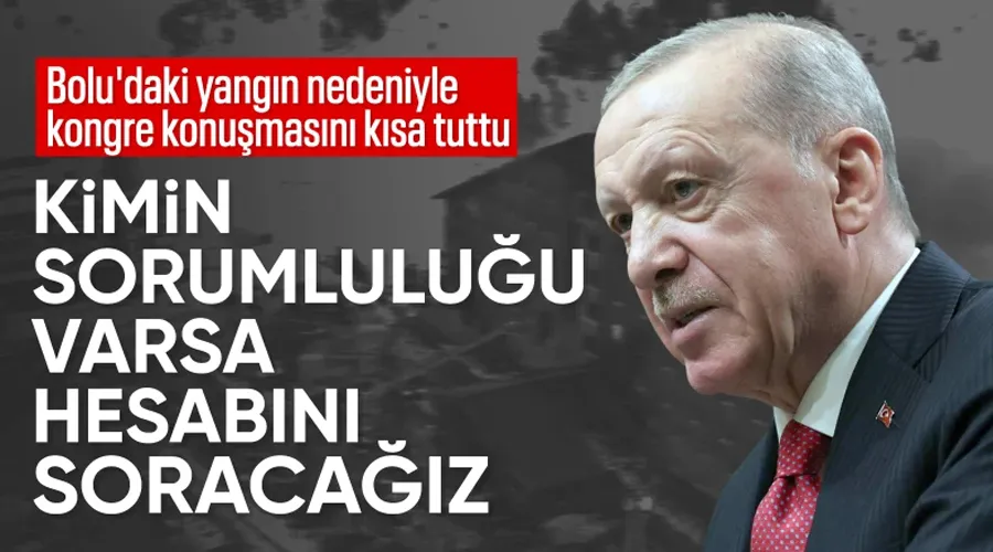 Cumhurbaşkanı Erdoğan: Bolu