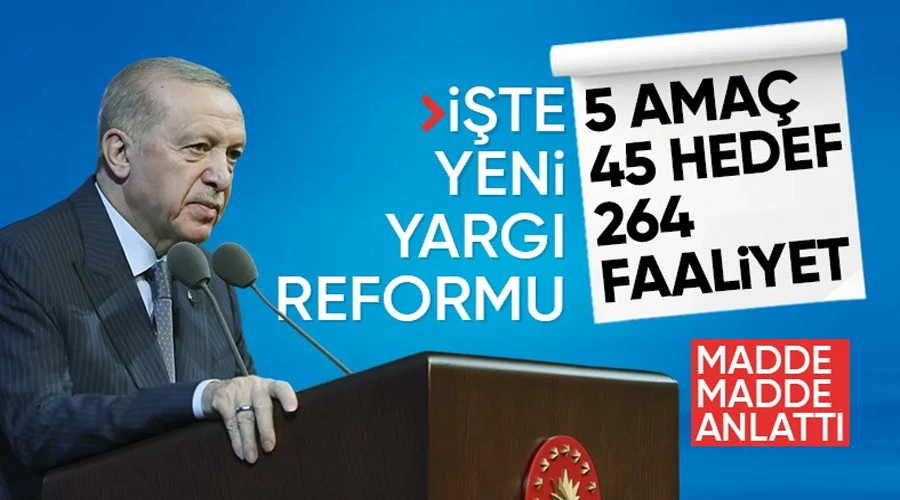 Cumhurbaşkanı Erdoğan Yargı Reformu Stratejisi Tanıtım Toplantısı