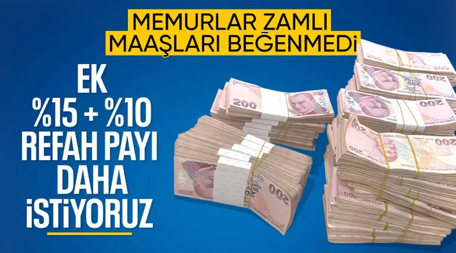 Memurlardan Zam Tepkisi: 