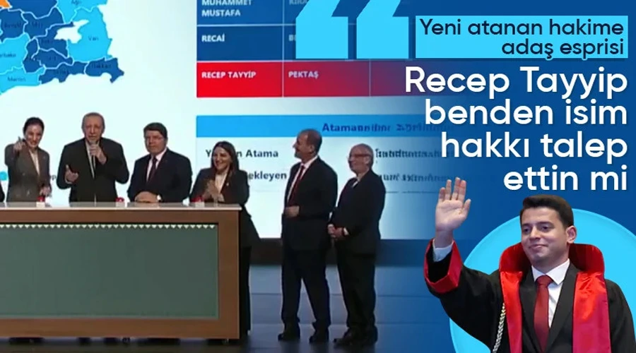 Erdoğan, Genç Yargıçlarla Neşeli Anlar Yaşadı: 