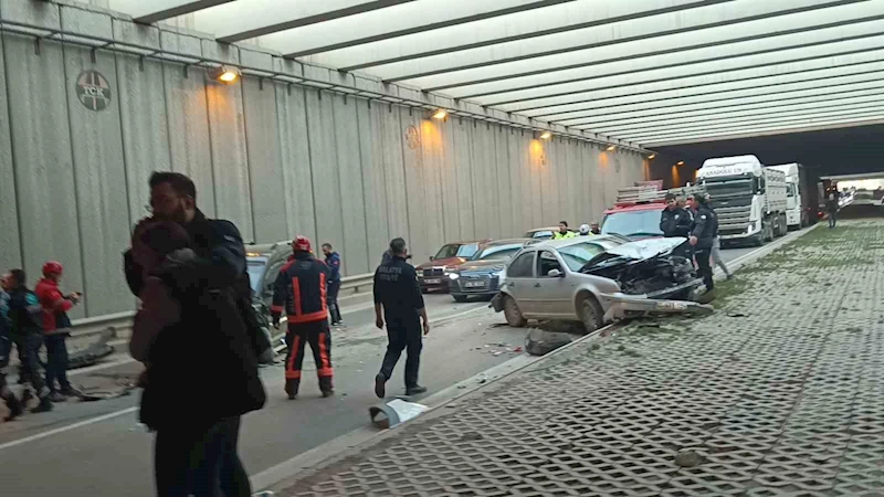 Malatya’da 4 araç birbirine girdi: 7 yaralı
