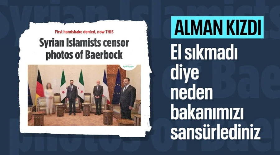 Alman Bakanın Eli Sıkmayışı Suriye