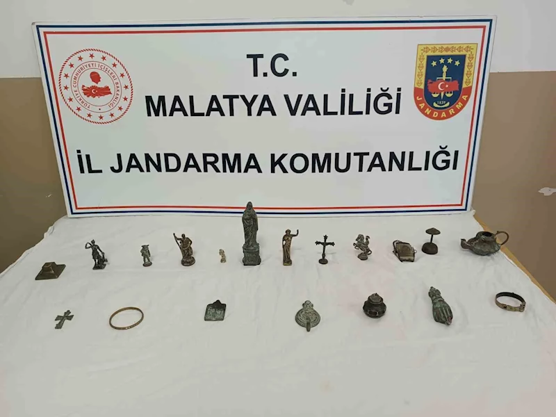 Malatya’da tarihi eser operasyonu: 1 gözaltı
