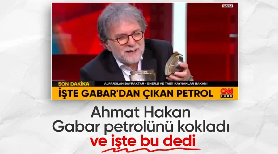 Ahmet Hakan Canlı Yayında Petrol Kokladı: 