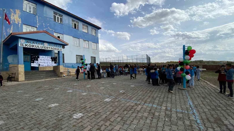 Öğrencilerinden Gazze’ye anlamlı destek
