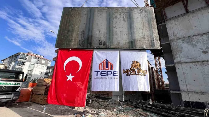 Malatya Güven Sitesi’nde beton işleri tamamlandı

