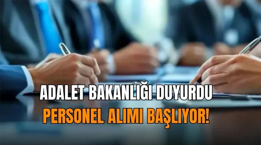 Adalet Bakanlığı 81 İlde 10 Bin Personel Alacak! Van