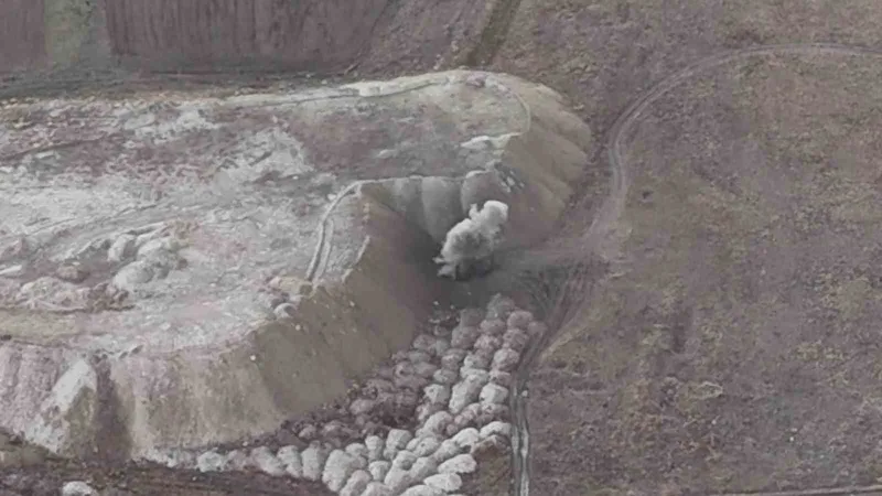 Top mermileri kontrollü olarak imha ediliyor
