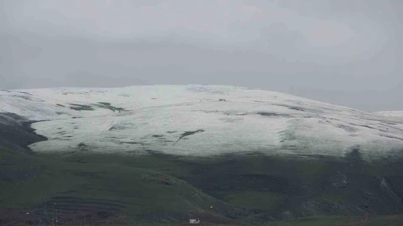 Ardahan’da yüksek kesimler beyaza büründü
