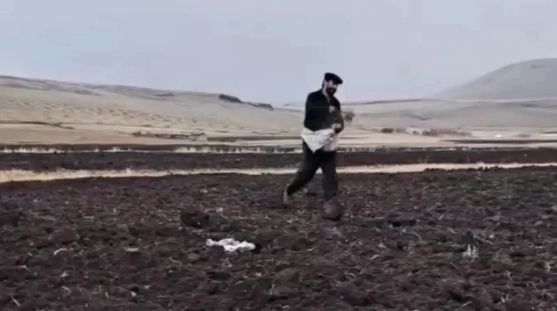 Kars’ta güzlük ekim yapılıyor
