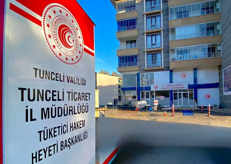 Tunceli’de tüketicilerden 1 ayda  984 bin liralık şikayet başvurusu
