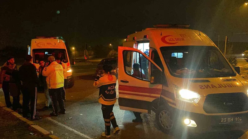 Elazığ’da trafik kazası: 6 yaralı
