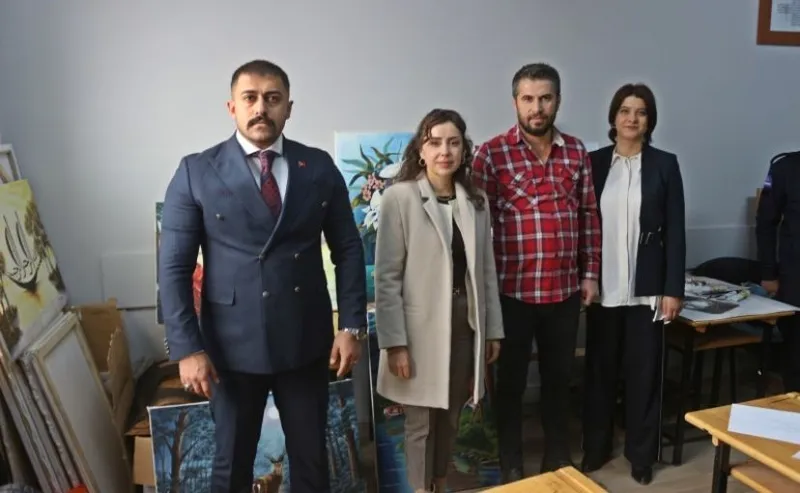 Patnos’ta açık cezaevinde hükümlülere meslek edindirme kursları başladı
