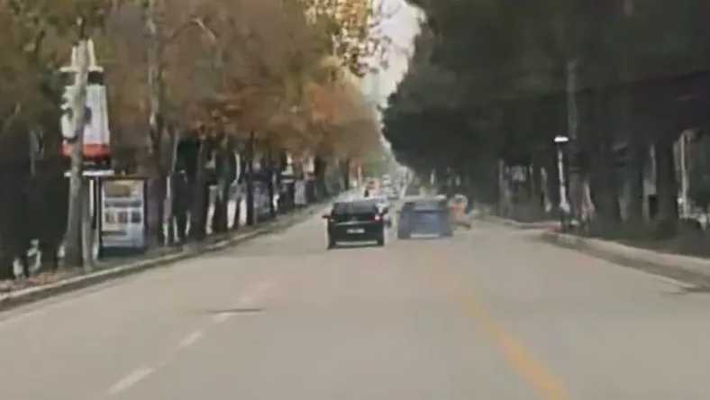 Elazığ’da trafikte makas atan sürücü kameraya yansıdı
