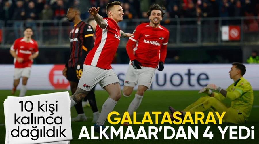 Galatasaray, AZ Alkmaar deplasmanında mağlup oldu: AZ Alkmaar - Galatasaray - CANLI SKOR